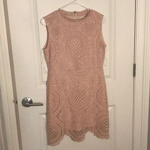 Blush Lace Dress